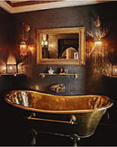 Solid Brass Bathtub , Brass Bathtub Clawfoot
