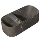 Alexandrette Black Marble Bathtub with Wine Tray Honed/Matte (W)32" (L)72" (H)20" product shot