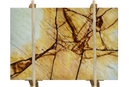 Agora light beige marble slabs polished 2cm with backlight front view