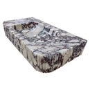 Calacatta Viola Marble Wall-mount Bathroom Vanity Ribbed Textured Front (W)18" (L)32" angle view