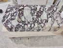 Calacatta Viola Marble Wall-mount Bathroom Vanity Ribbed Textured Front (W)18" (L)32"