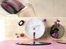 Calacatta White Marble Vessel Sink NTRVS10 D19 H6 bathroom top view