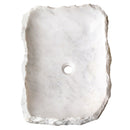 Carrara Marble Stone Rustic Vessel Sink NTRSTC15 random size top view