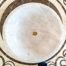 Carrara White Marble Above Vanity Bathroom Vessel Sink Polished (D)16" (H)6" product shot top view