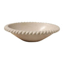 Champagne White Limestone Natural Stone Oval Braid self-rimming Vessel Sink 20020054 Polished product view