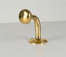 Handcrafted Unlacquered Solid Brass Wall Hooks