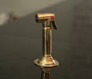 Solid Brass Kitchen Faucet Side Sprayer in Various Finishes
