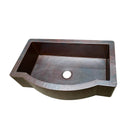 Single Basin Copper Farmhouse Sink - Grande