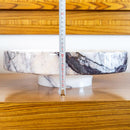 Newyork white marble round sink NTRVS23