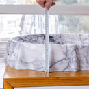newyork white marble vessel sink NTRVS09 W16 L26 H5 height measure view