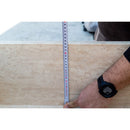 Troia Light Travertine Rectangular Farmhouse Kitchen Sink Honed (W)18" (L)30" (H)10" depth measure view