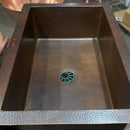 Dual Mount Copper Kitchen Farmhouse Apron Sink-Zinnia
