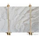 bianco argento white marble slabs polished 2cm front view