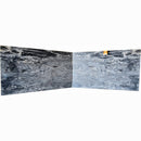 black leopard marble slabs polished 2 slabs bookmaching front view