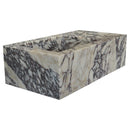 Calacatta Viola Marble Rectangular Wall-mount Bathroom Sink Side Faucet Holes (W)16" (L)32" (H)9" angle view