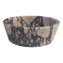 Calacatta Viola Marble Tapered Above Vanity Bathroom Sink Honed/Matte (D)16" (H)6" side view
