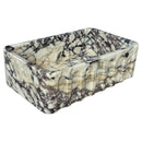 Calacatta Viola Marble Wall-mount Bathroom Vanity Sink Fluted Front (W)19.5" (L)31.5" (H)10" angle view