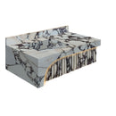 Calacatta Viola Marble Wall-mount Bathroom Sink Hidden Drain top piece