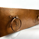 Hammered Copper Single-Bowl Farmhouse Sink with Rings - Ryla