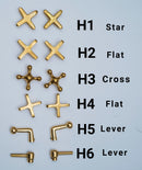 Unlacquered Brass Gooseneck Bathroom Sink Faucet