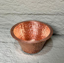 Round kitchen Sink, Hammered Copper Round Drum Bar Sink Including Drain