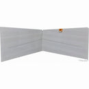 panda white marble slabs polished 2cm 2 bookmatching slabs front view