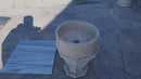 Natural Stone Beige Travertine Above Vanity Bathroom Sink Honed (D)16" (H)6"