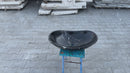 Toros Black Marble Above Vanity Gondola Design Bathroom Sink Polished (W)14" (L)24" (H)7" 360 view