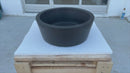 Black andesite natural stone vessel sink NTRSTC53 D16 H6 360 video