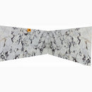 violet white marble slabs polished 2cm slabs bookmatching 2 slabs front view