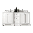 James Martin De Soto 72" Double Bathroom Vanity, Bright White