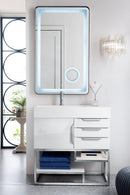 James Martin Columbia 36" Single Bathroom Vanity, Glossy White