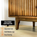 Bosk Wood Fluted TV Stand