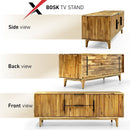 Bosk Wood Fluted TV Stand