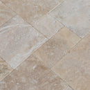 Mina Rustic Antique Pattern Brushed, Chiseled, and Partially Filled - Full Truckload angle top closeup view