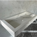 Custom Extra Statuario Polished Porcelain Sink (ES-051)