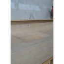 HANDCRAFTED CUSTOM TRAVERTINE DOUBLE SINK (TR-133)