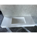 CUSTOM CALACATTA GOLD QUARTZ SINK (QU-041)