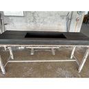 HANDCRAFTED METAL DARK ENGINEERED PORCELAIN SINK (ES-070)