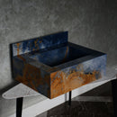HANDCRAFTED OCEAN BLUE HIGH ENGINEERED STONE SINK (ES-034)