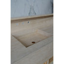HANDCRAFTED CUSTOM TRAVERTINE DOUBLE SINK (TR-133)