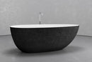 Freestanding egg shape bathtub