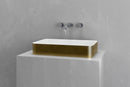 Rectangular vessel sink