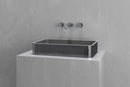 Rectangular vessel sink