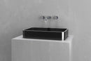 Rectangular vessel sink