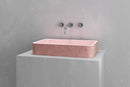 Rectangular vessel sink