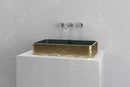 Rectangular vessel sink