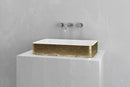 Rectangular vessel sink