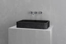 Rectangular vessel sink