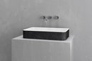 Rectangular vessel sink